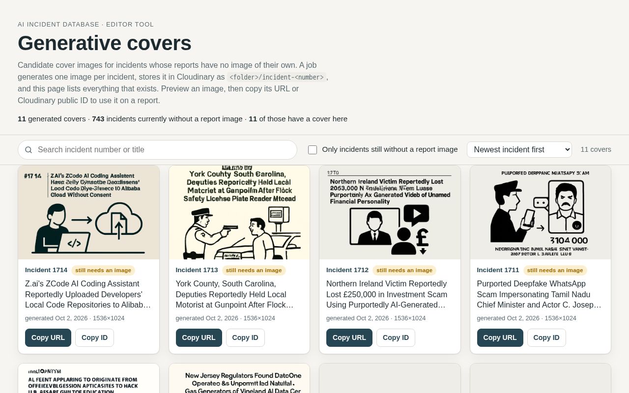 Preview of Generative covers