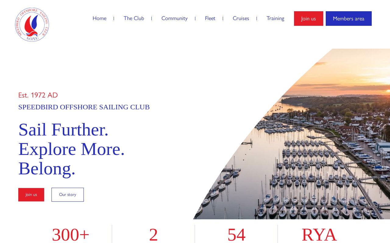 Preview of Speedbird Offshore Yacht Club website - Next.js + Tailwind + shadcn/ui