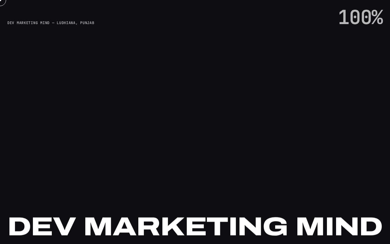 Preview of Dev Marketing Mind (DMM), Ludhiana: agency website