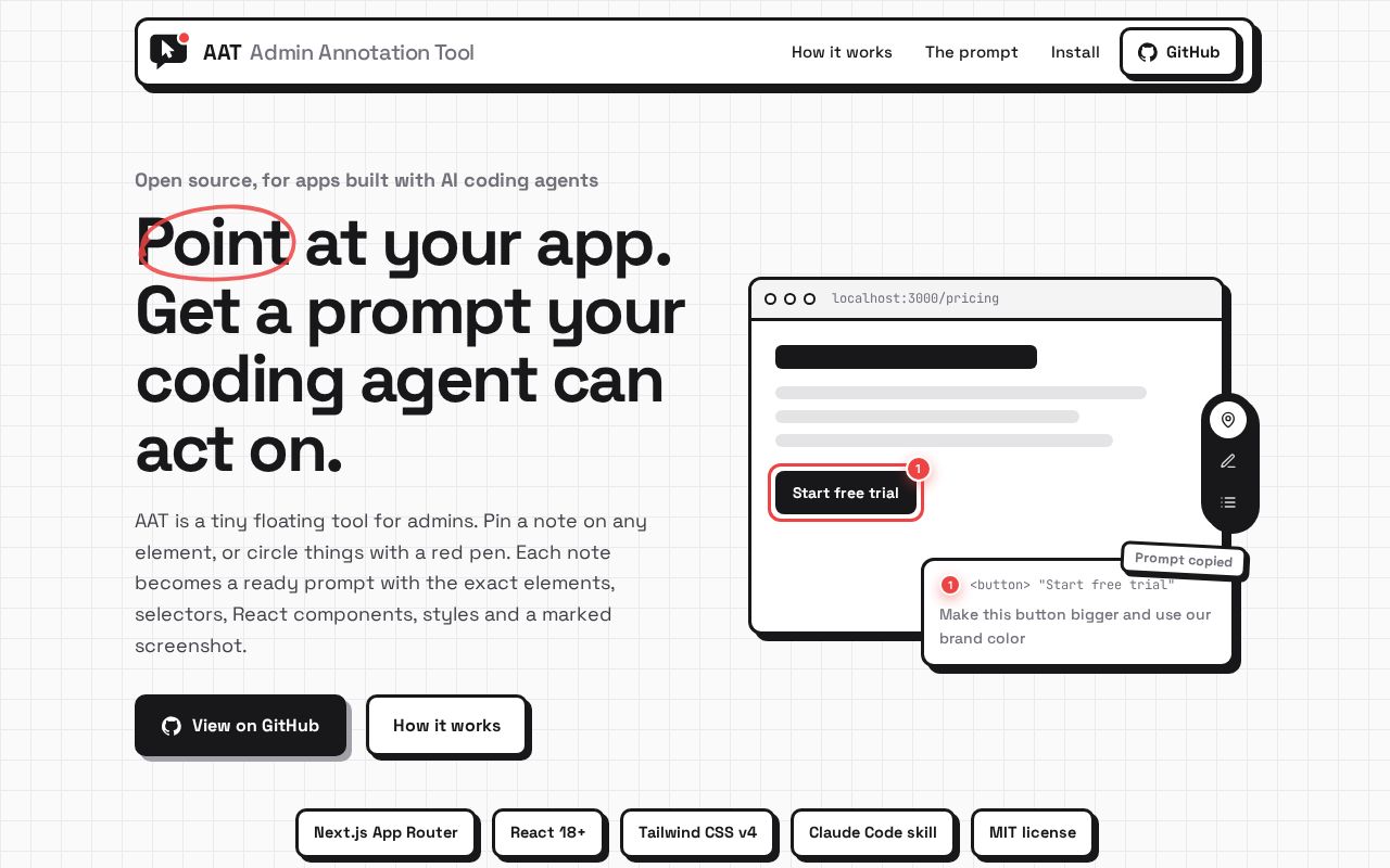 Preview of AAT Tool