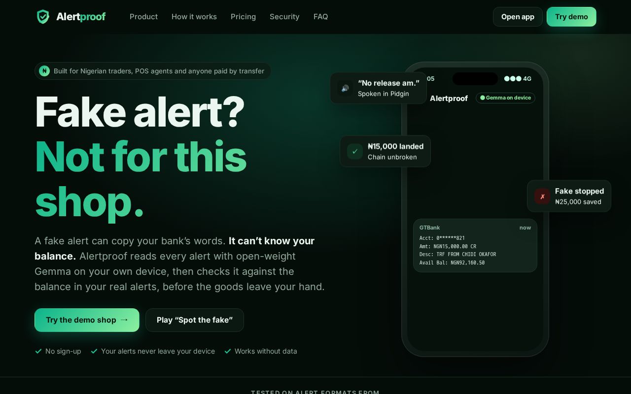 Preview of Alertproof