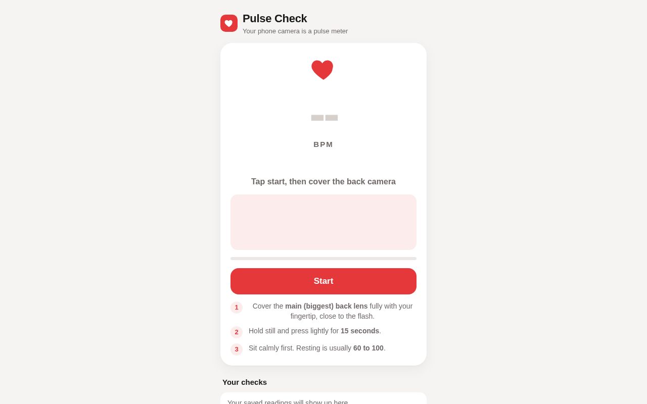 Preview of Pulse Check