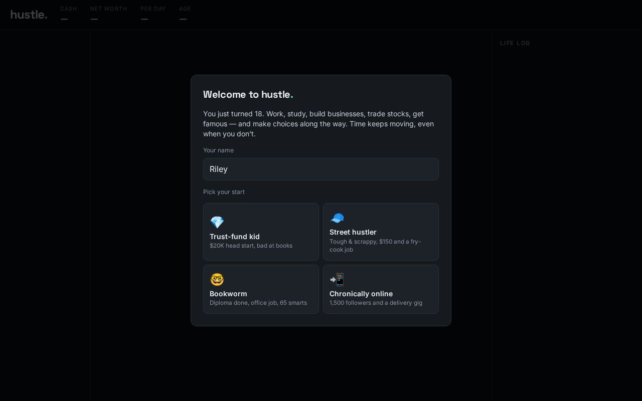 Preview of Hustle