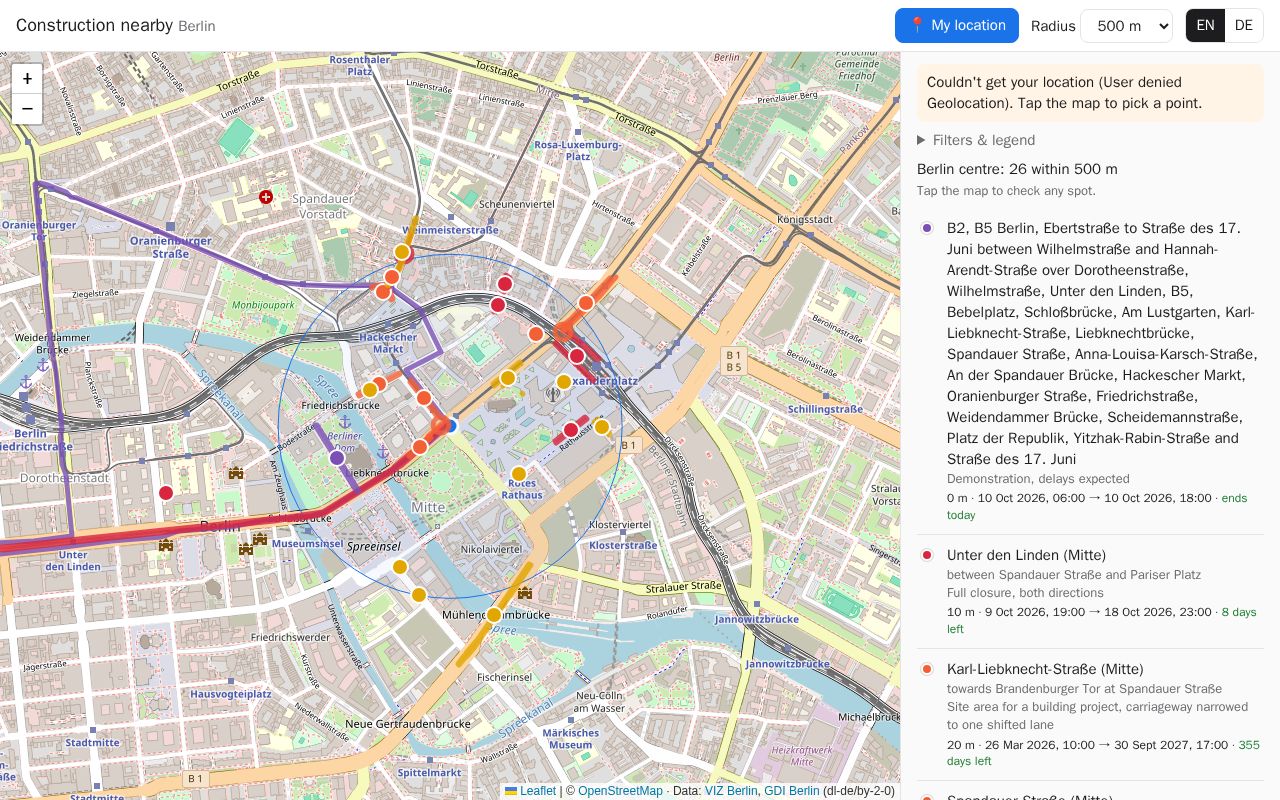 Preview of Construction nearby