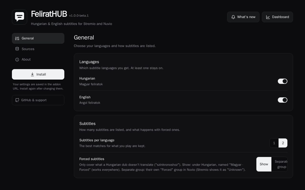 Preview of Felirathub
