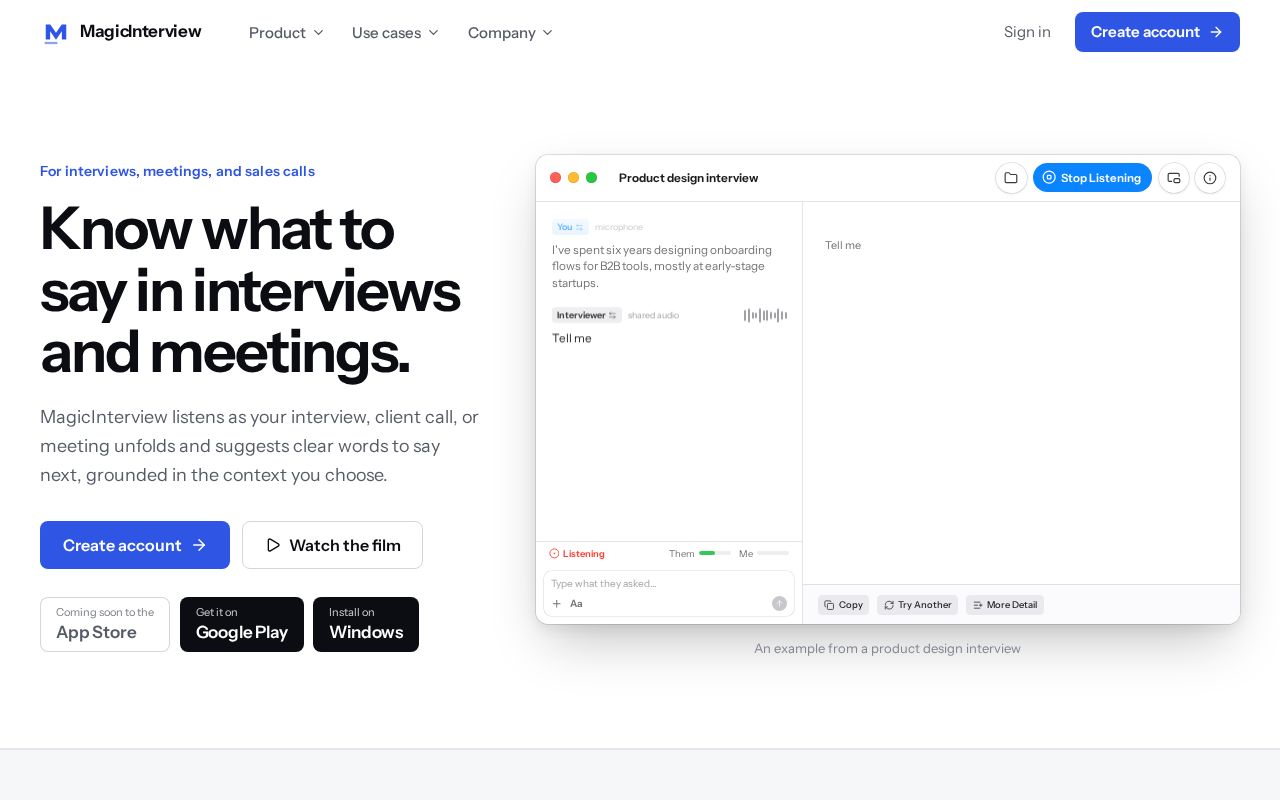 Preview of Magicinterview Plugin