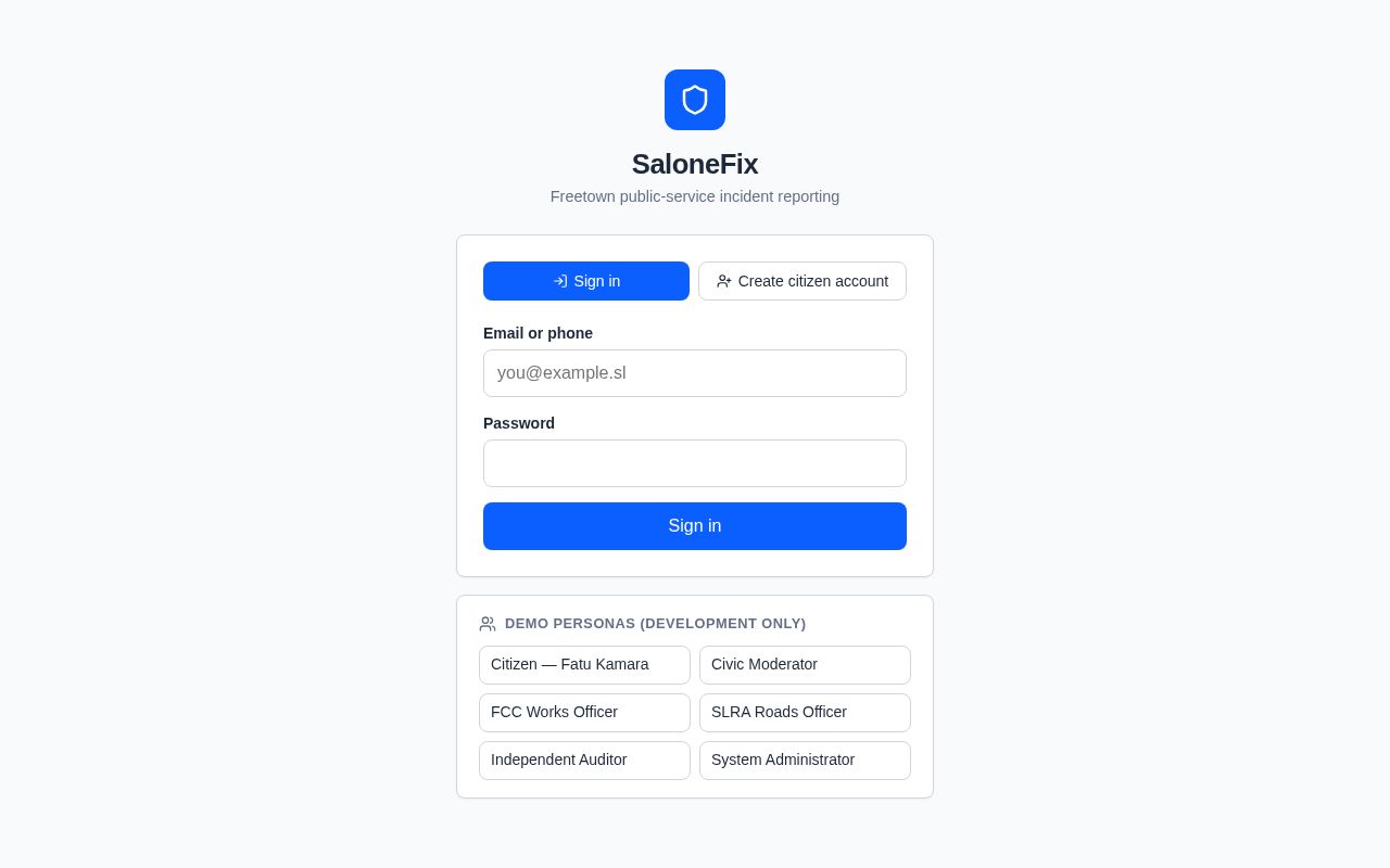 Preview of SaloneFix