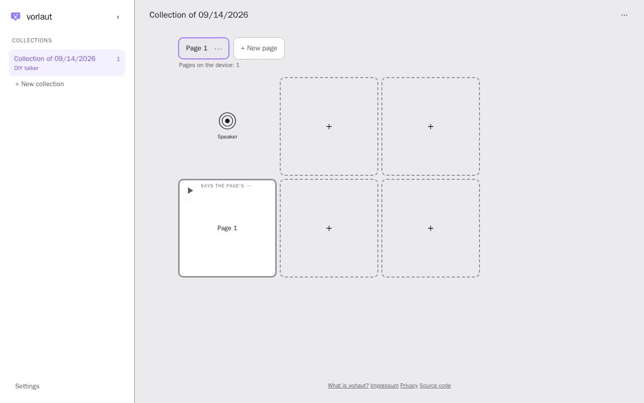 Preview of Vorlaut Editor