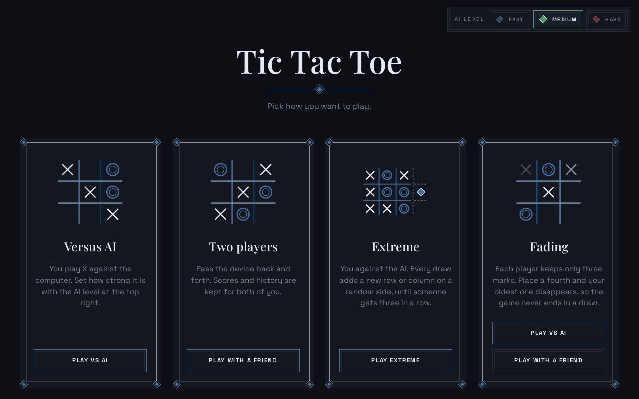 Preview of Ultimate Tic Tac Toe