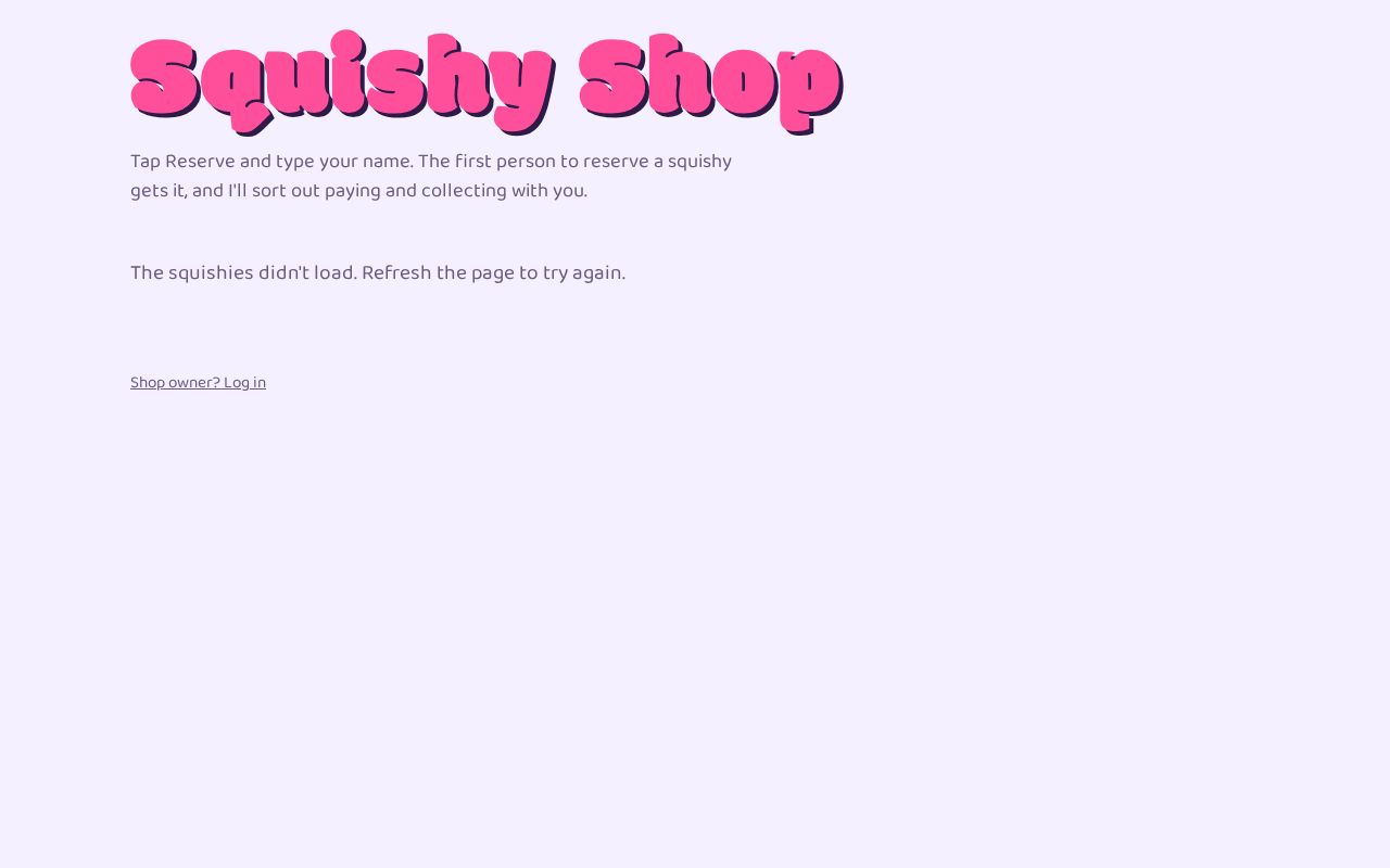 Preview of Squishy Shop