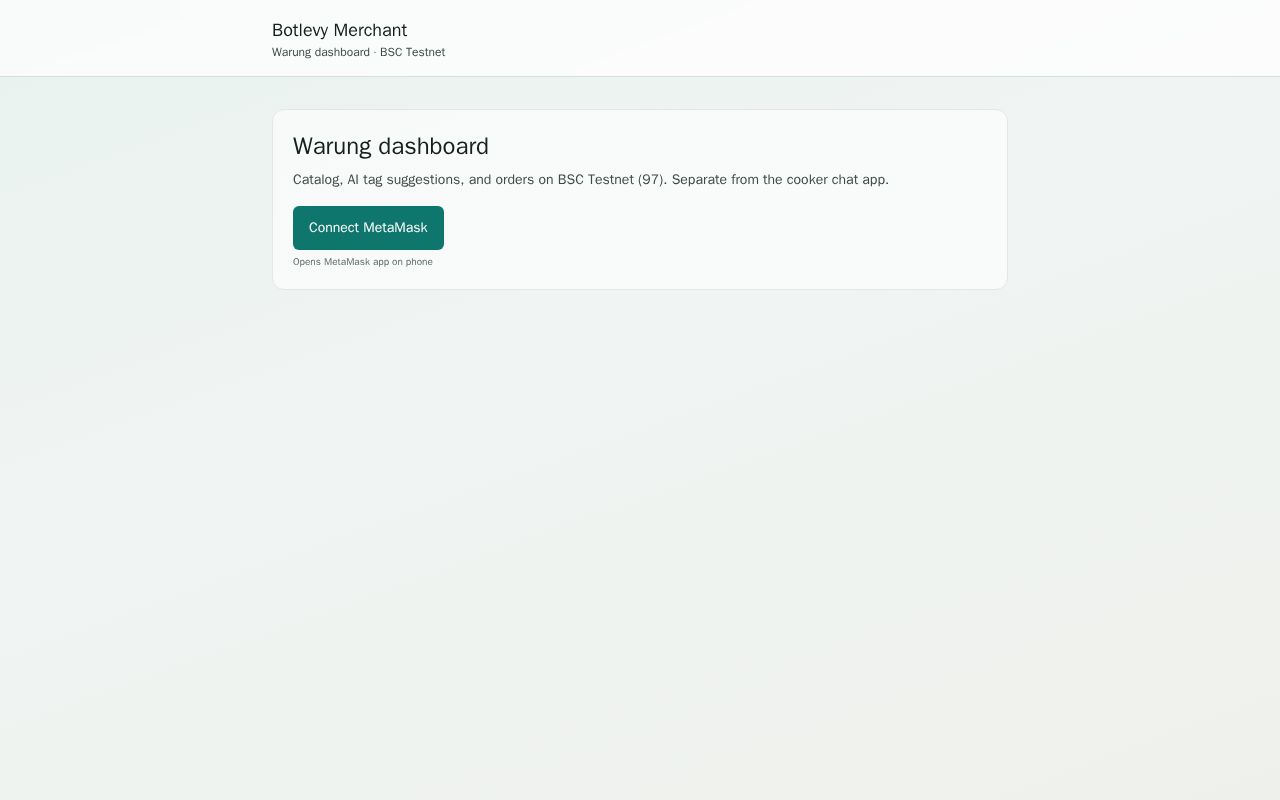 Preview of Botlevy Commerce