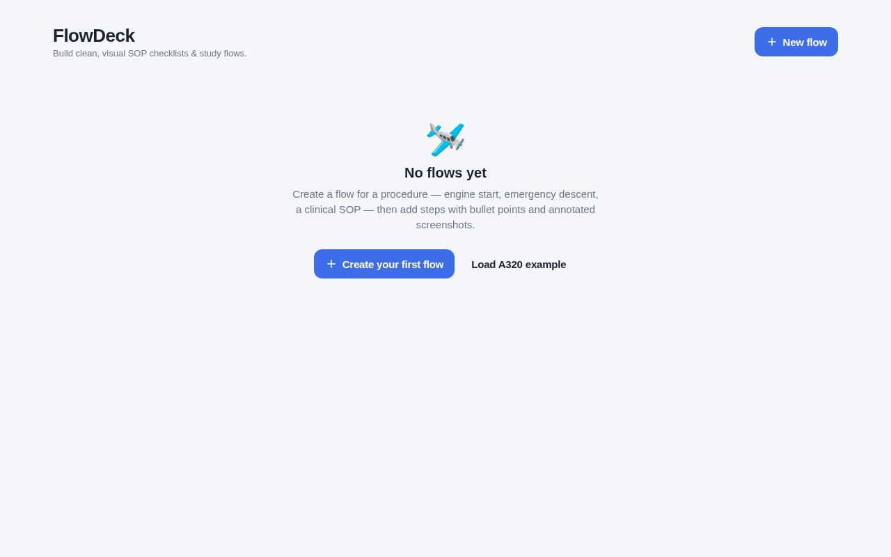 Preview of FlowDeck