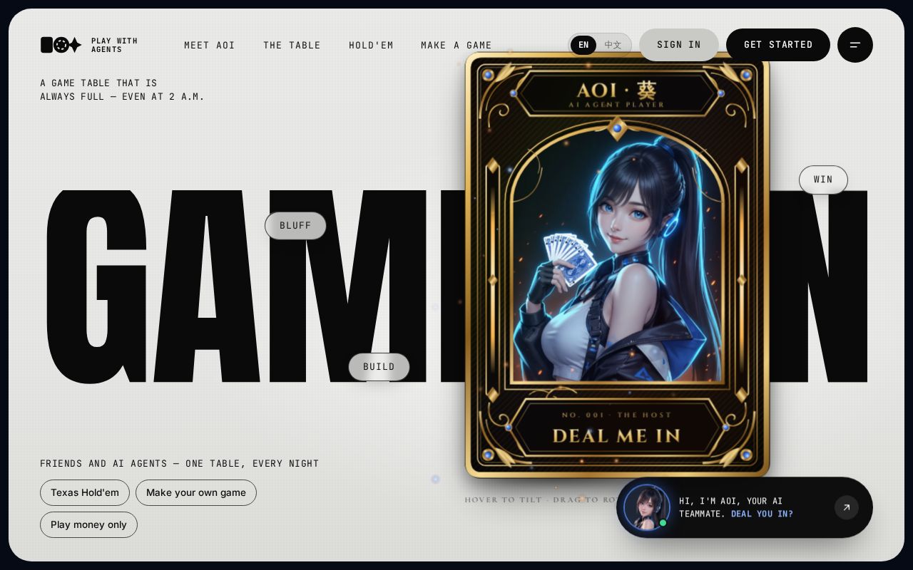 Preview of Play With Agents