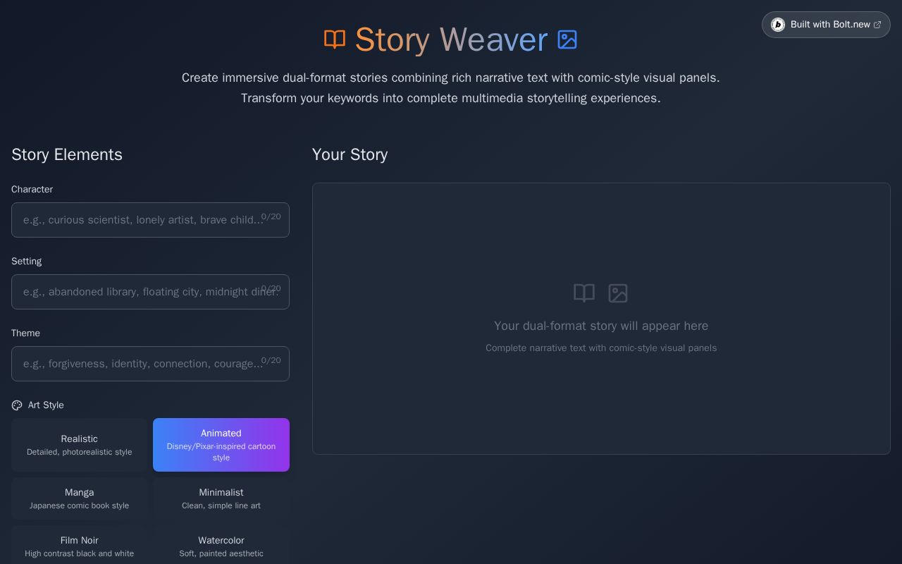 Preview of Story Weaver