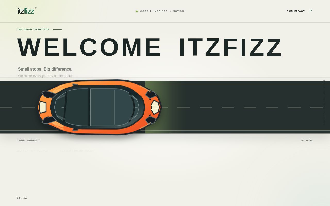 Preview of Itzfizz Scroll Hero