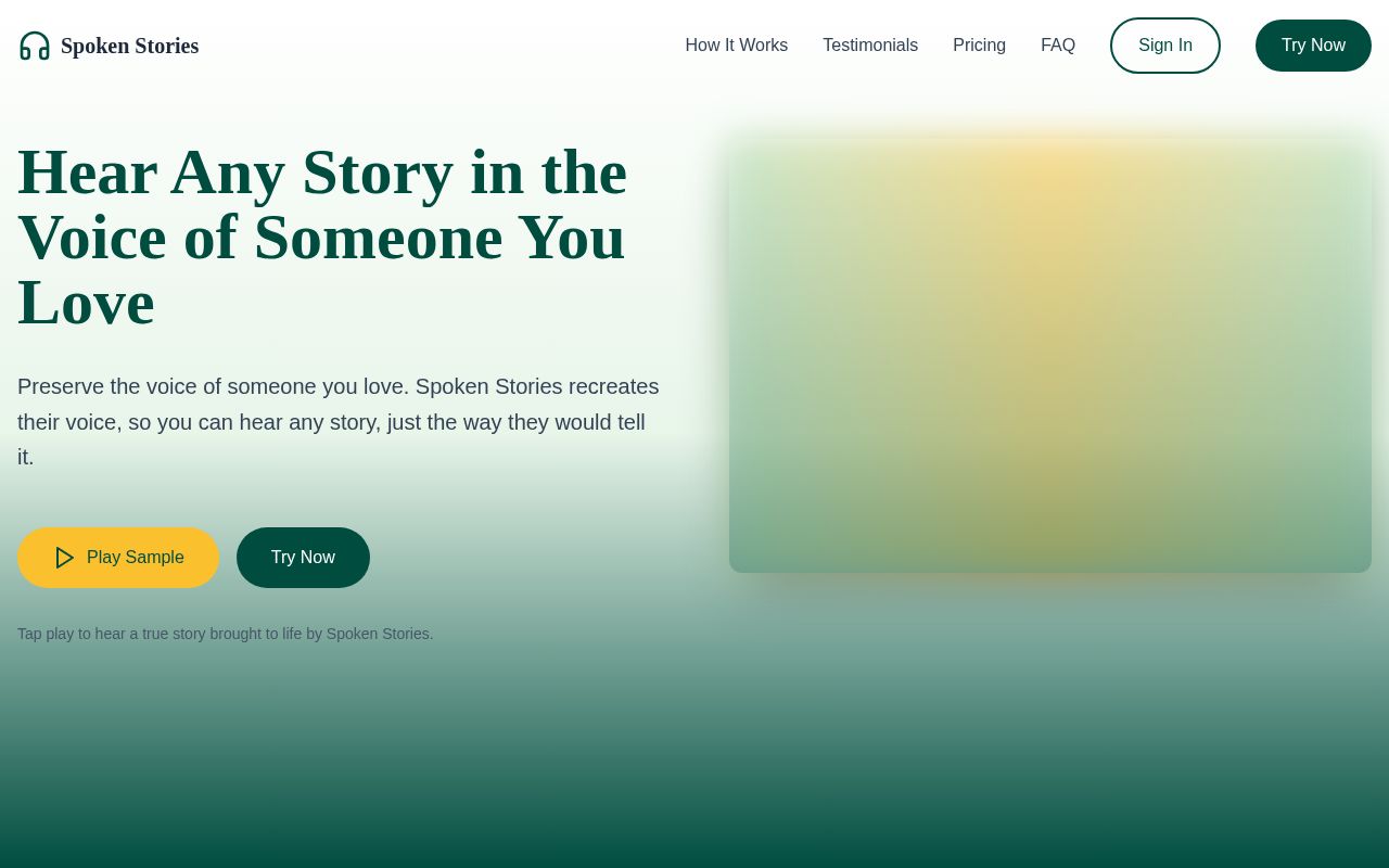 Preview of Spoken Stories