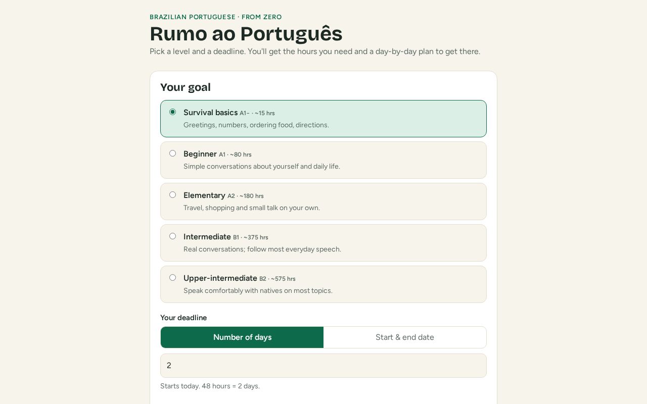 Preview of Rumo ao Português