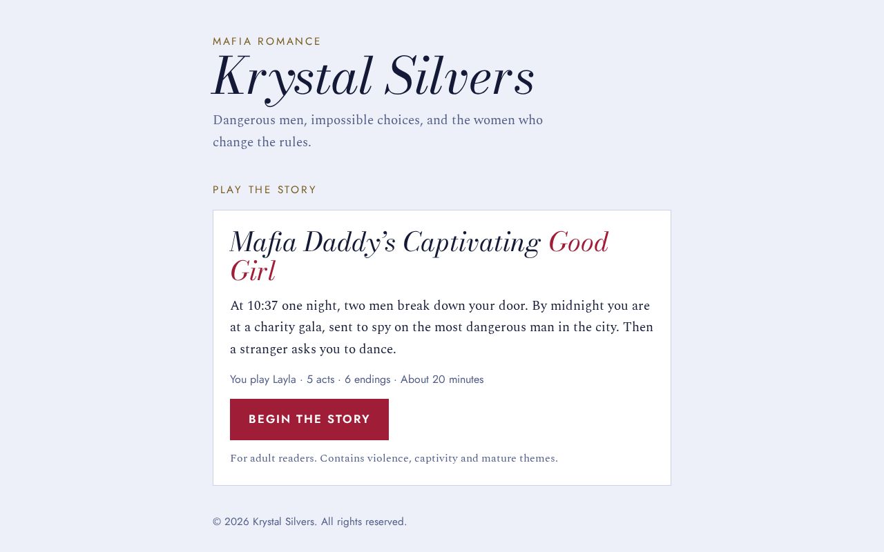 Preview of Krystal Silvers