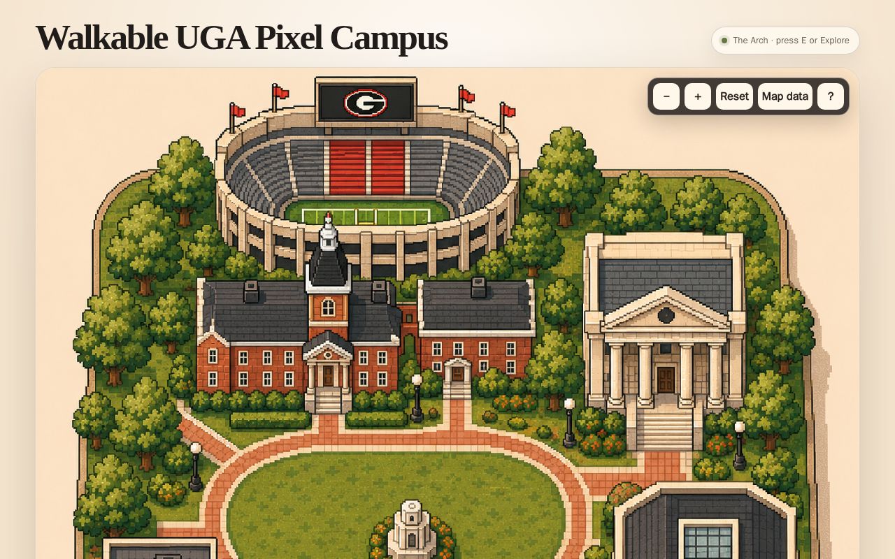 Preview of Walkable Pixel Campus