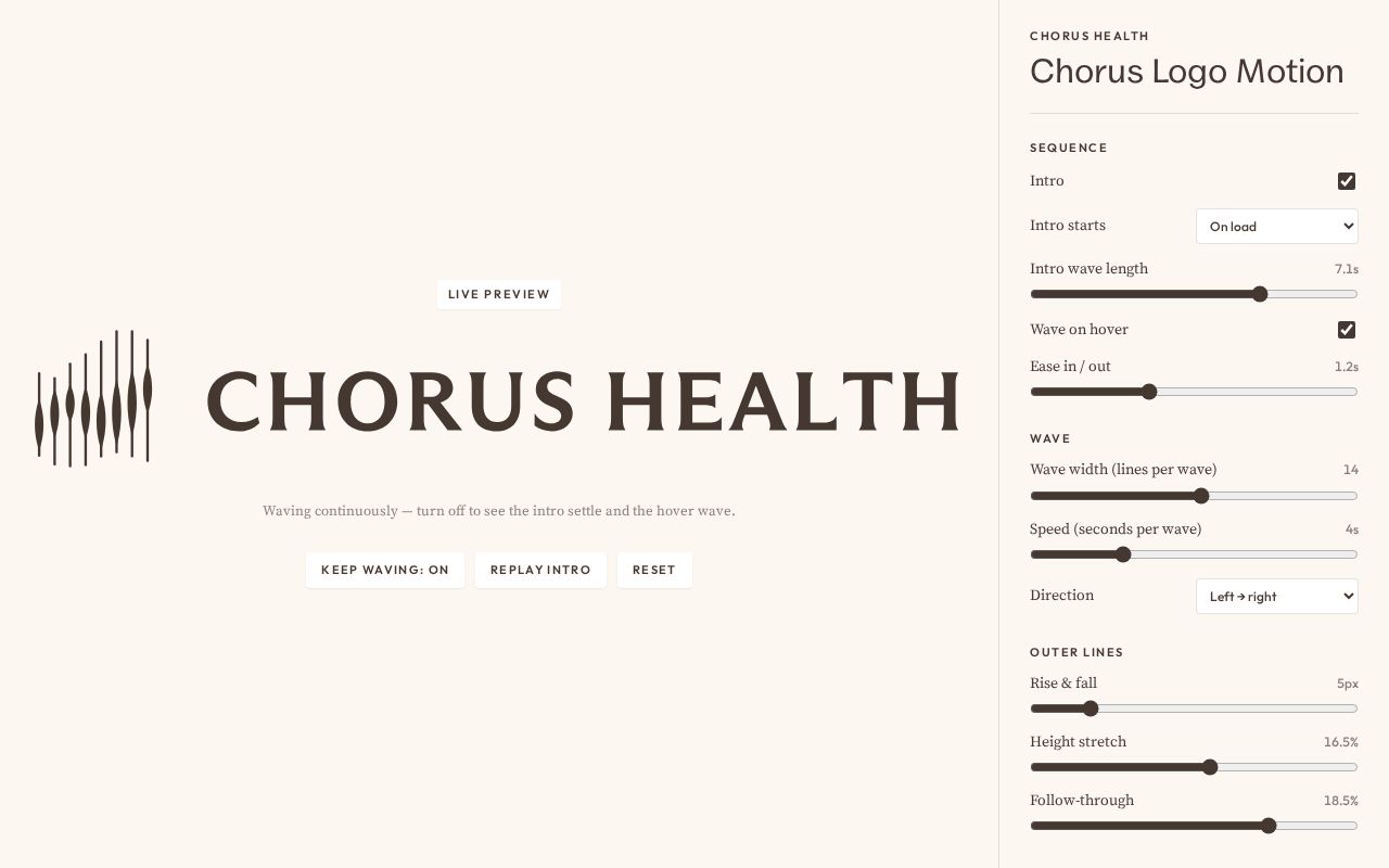 Preview of Chorus Logo Motion