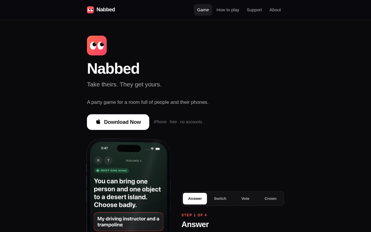 Preview of Nabbed
