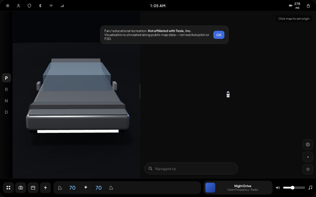 Preview of Tesla M3y Ui