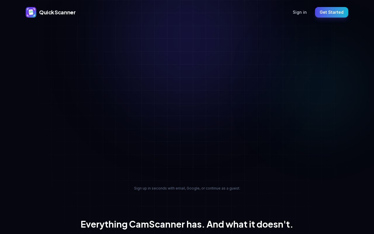 Preview of Quickscanner Github Io