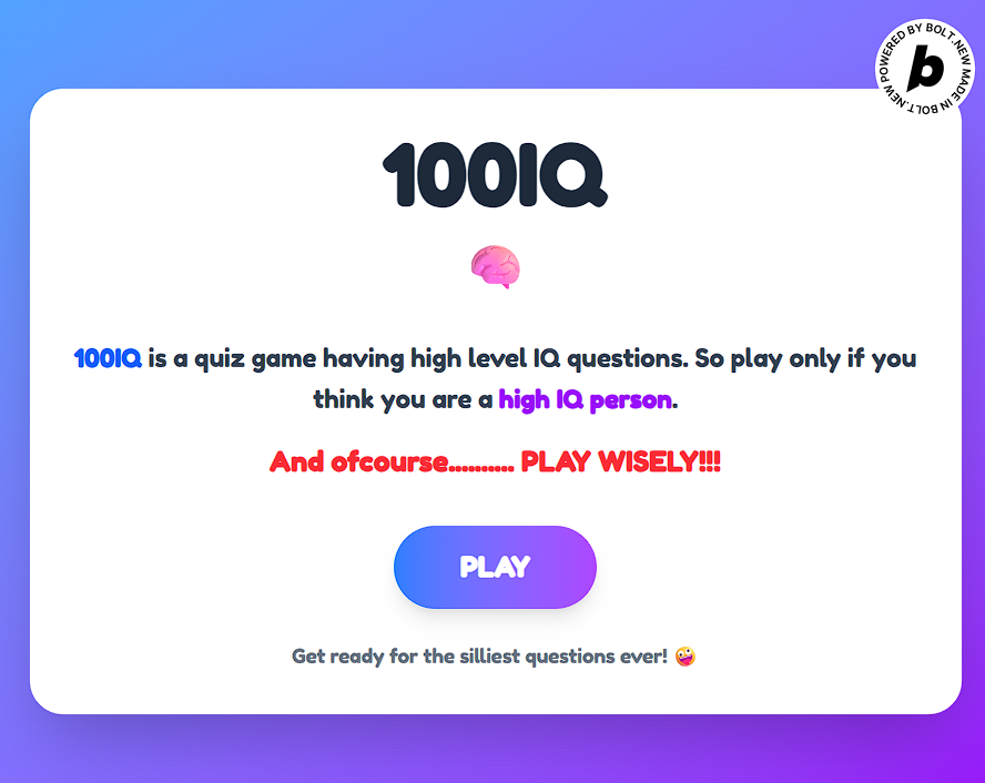 Preview of 100IQ