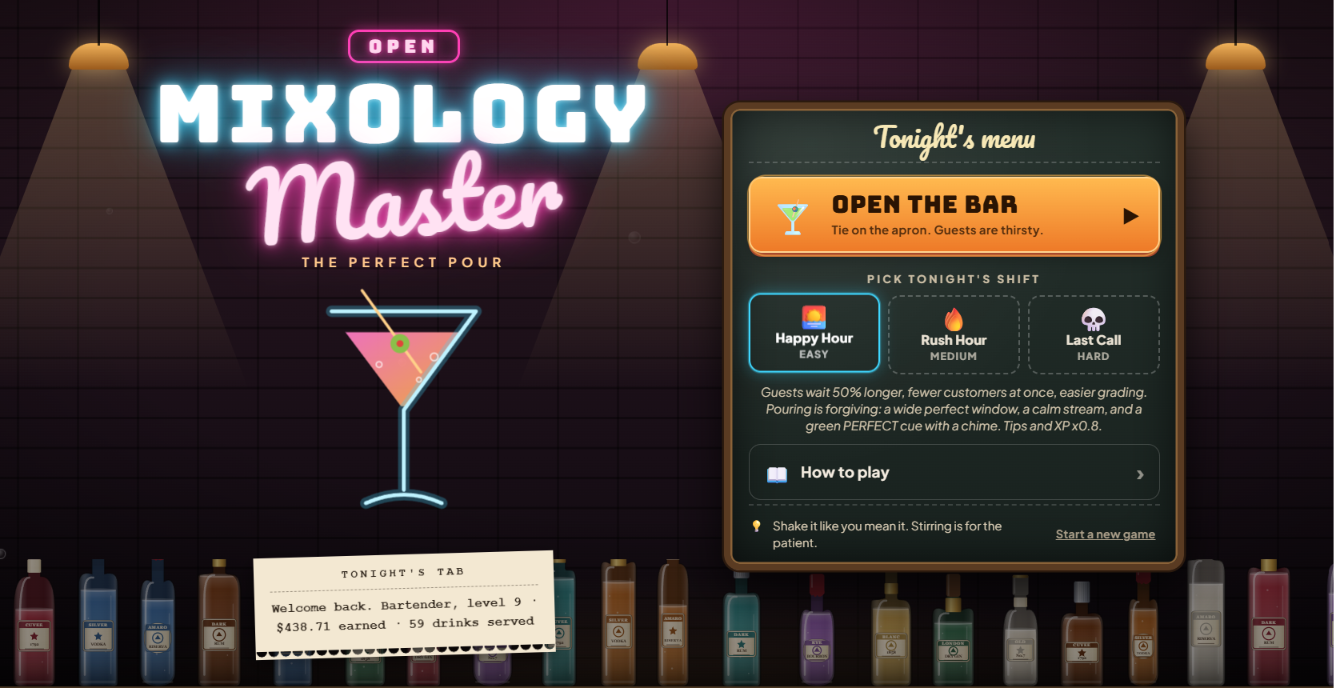 Preview of Master Mixologist