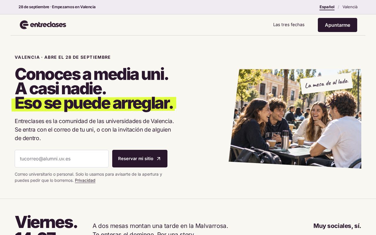 Preview of Entreclases