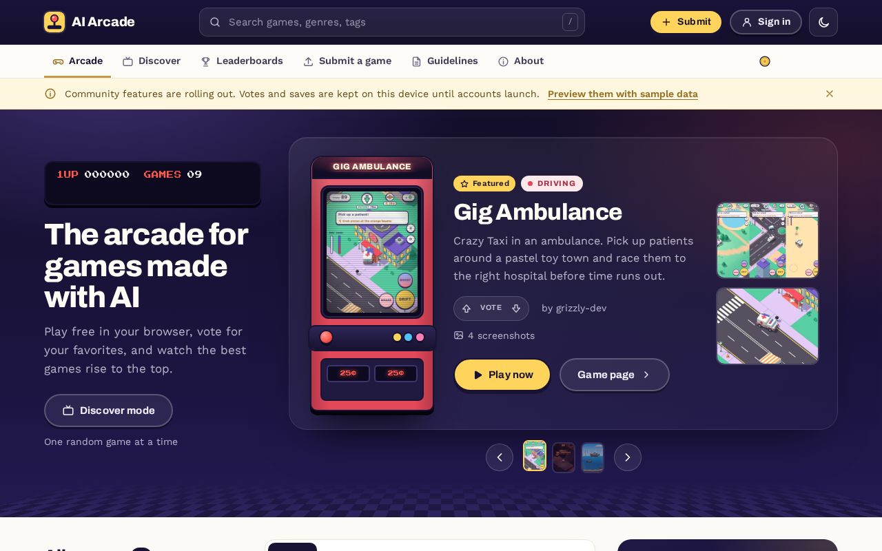 Preview of Ai Arcade