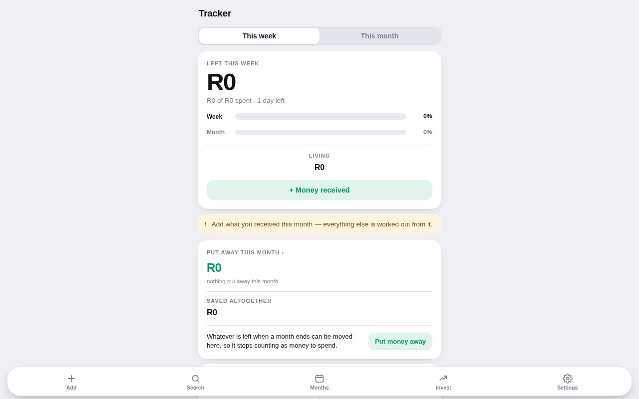 Preview of Spending Tracker