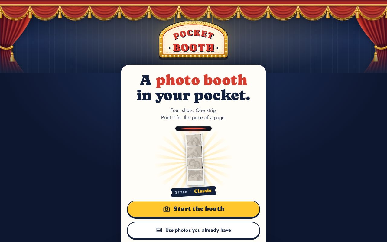 Preview of Pocket Booth