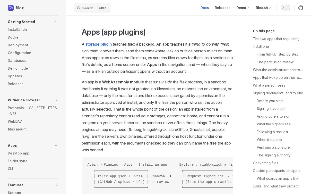 Preview of Filex App Template