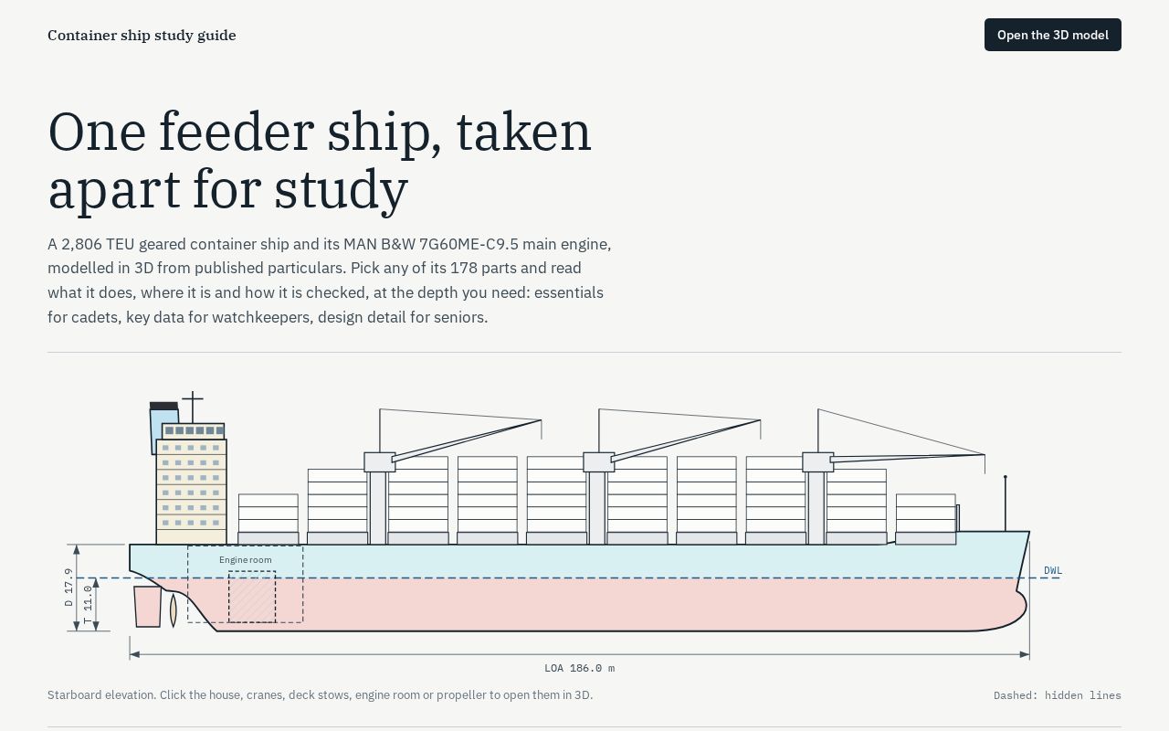 Preview of Ship Study 3d Model