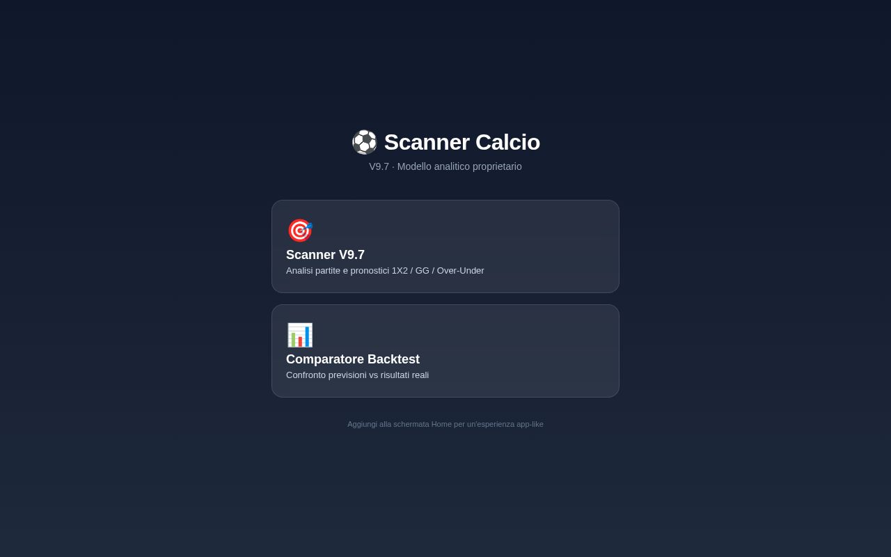 Preview of Scannercalcio