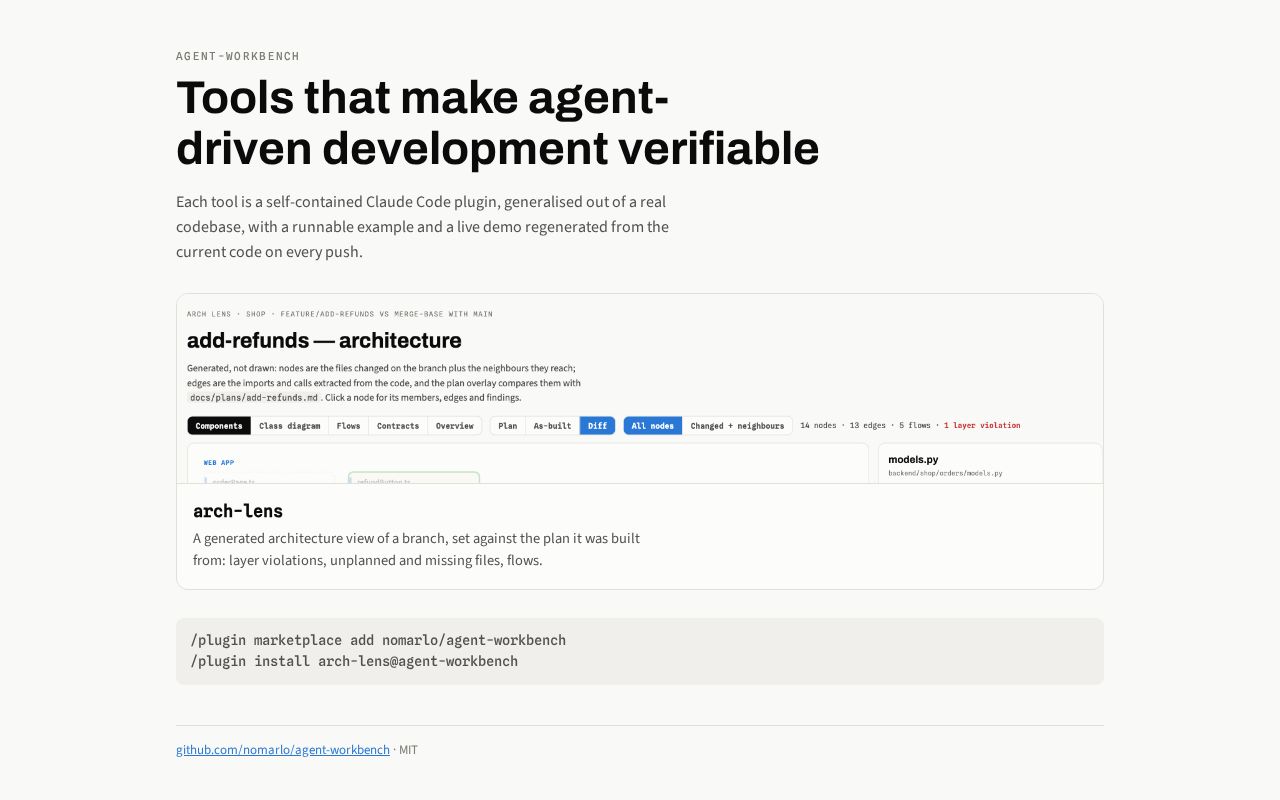 Preview of Agent Workbench