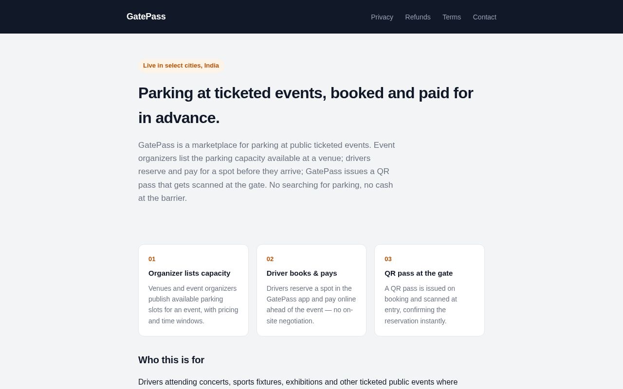 Preview of GatePass