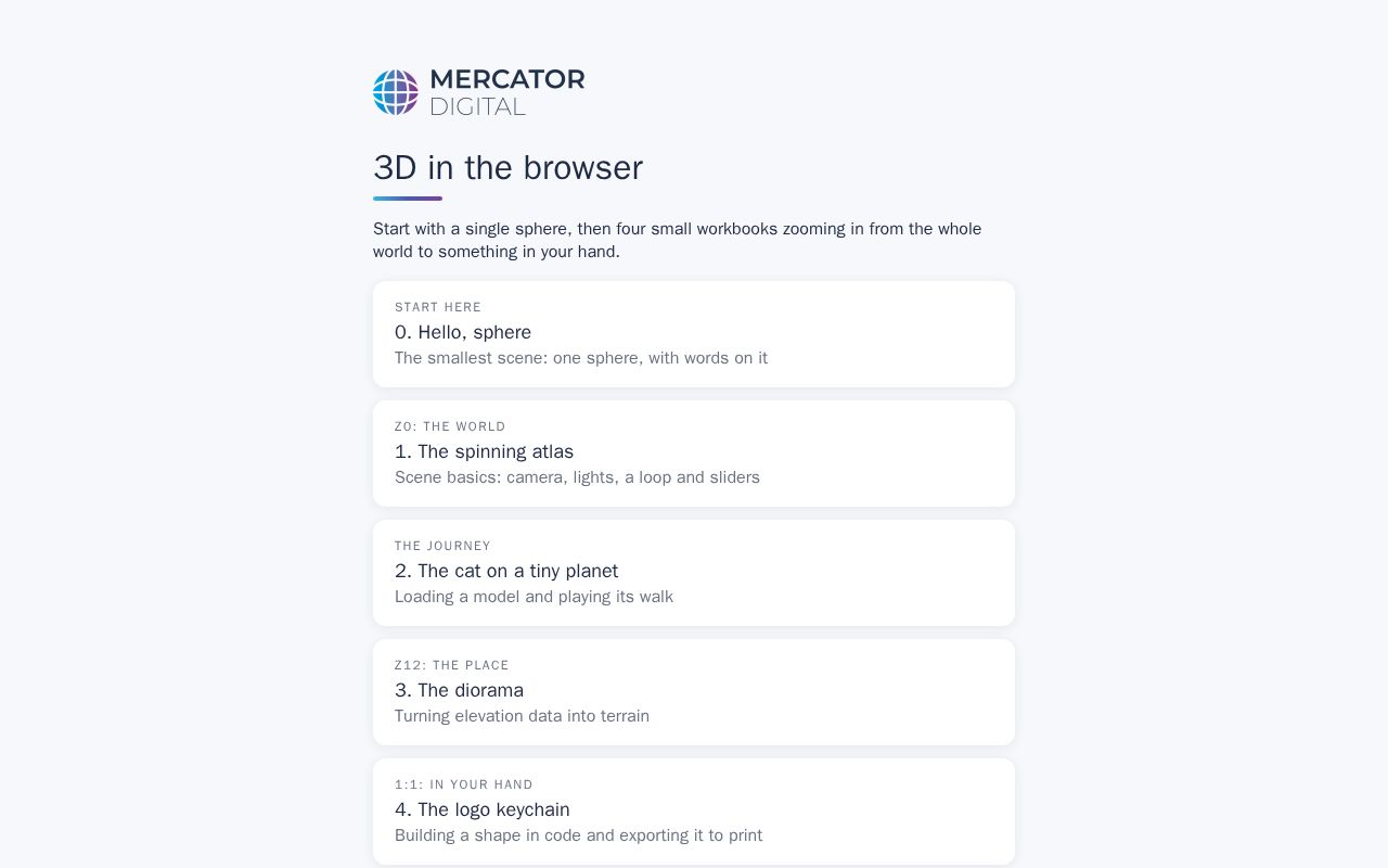 Preview of Browser 3d Workbooks