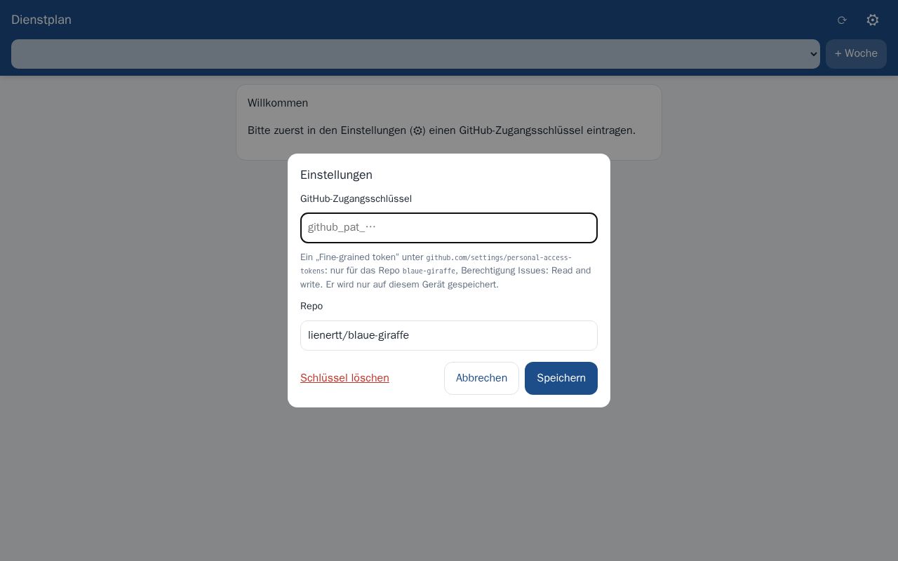 Preview of Blaue Giraffe App