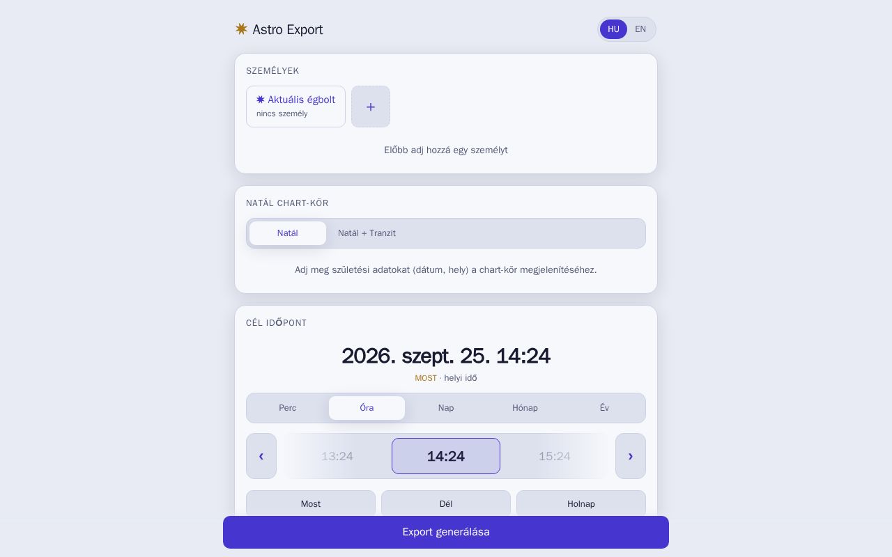 Preview of Astro Export