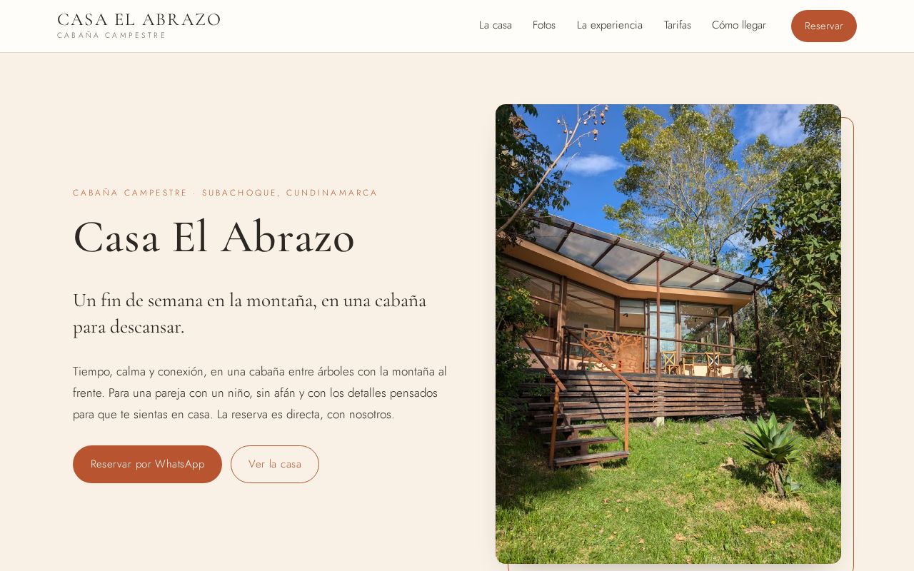 Preview of Casaelabrazo Web