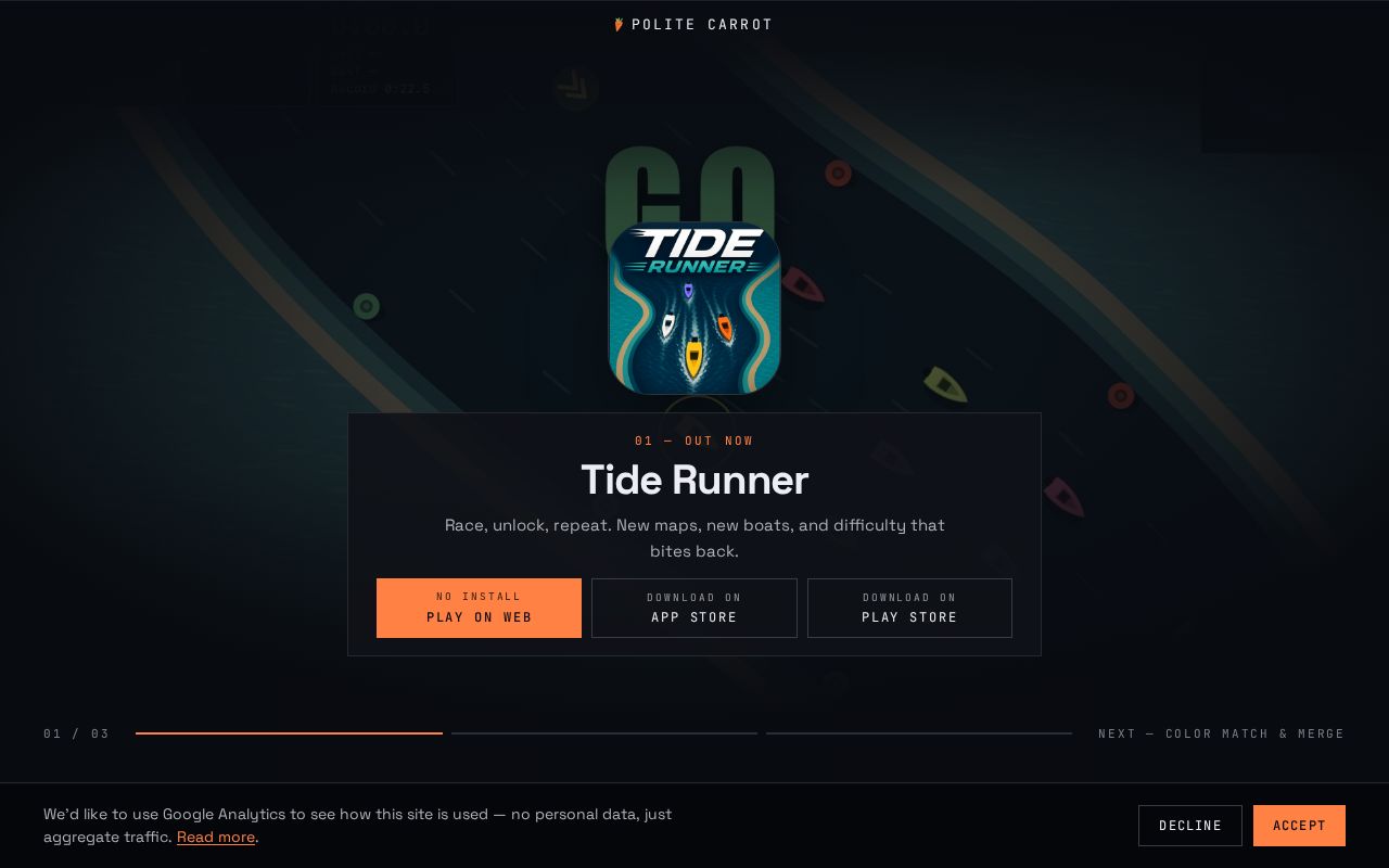 Preview of Company Website