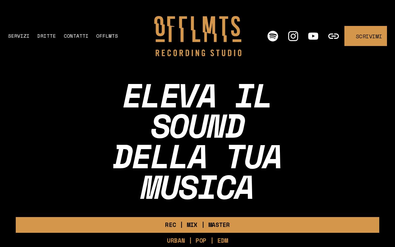 Preview of Sito offlmts.com, statico con Eleventy, pubblicato su GitHub Pages