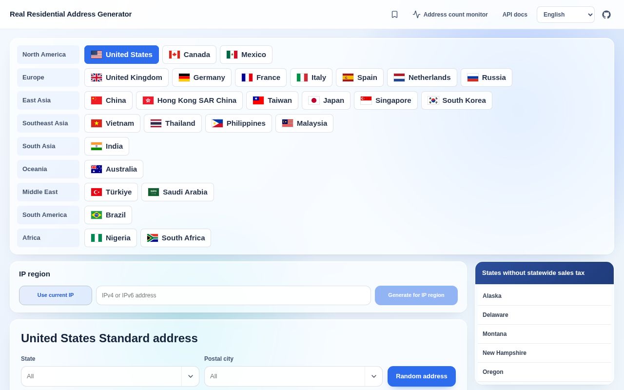 Preview of Address