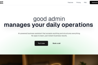 Preview of good admin