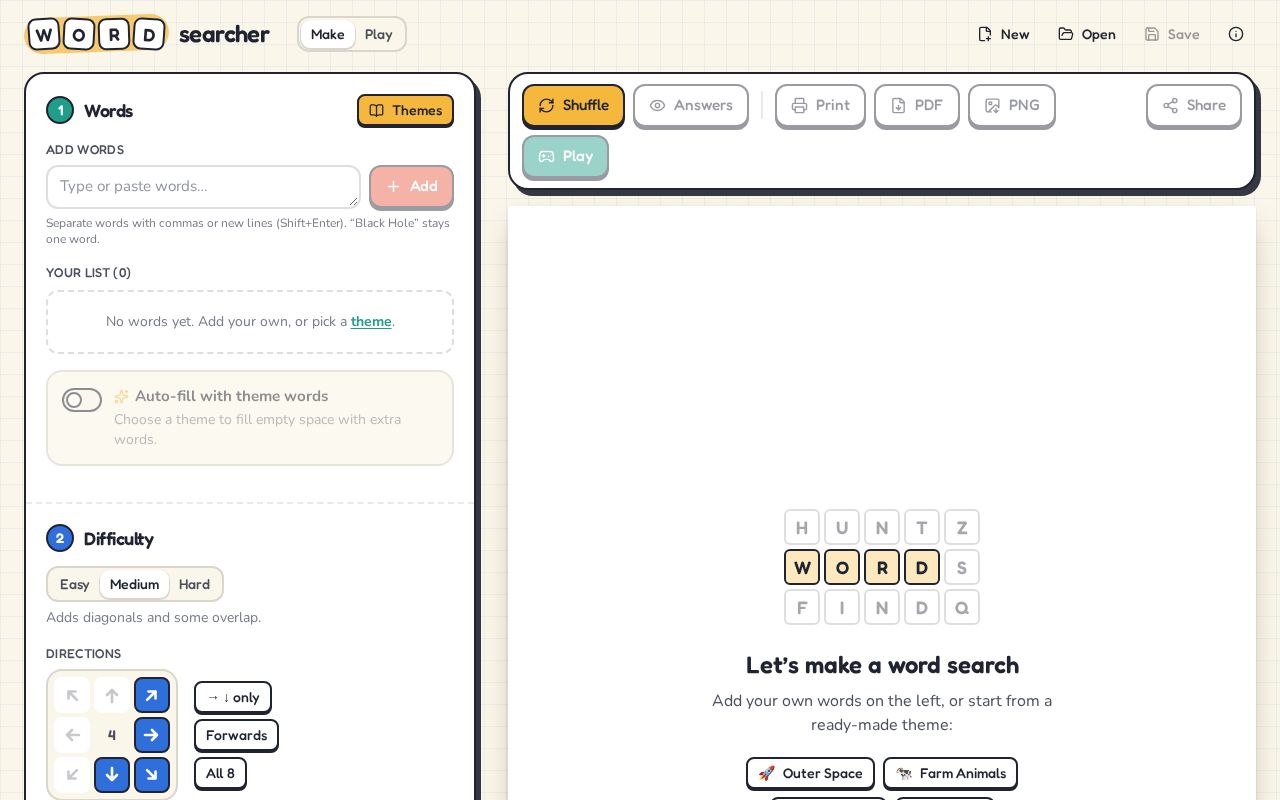 Preview of Word Searcher