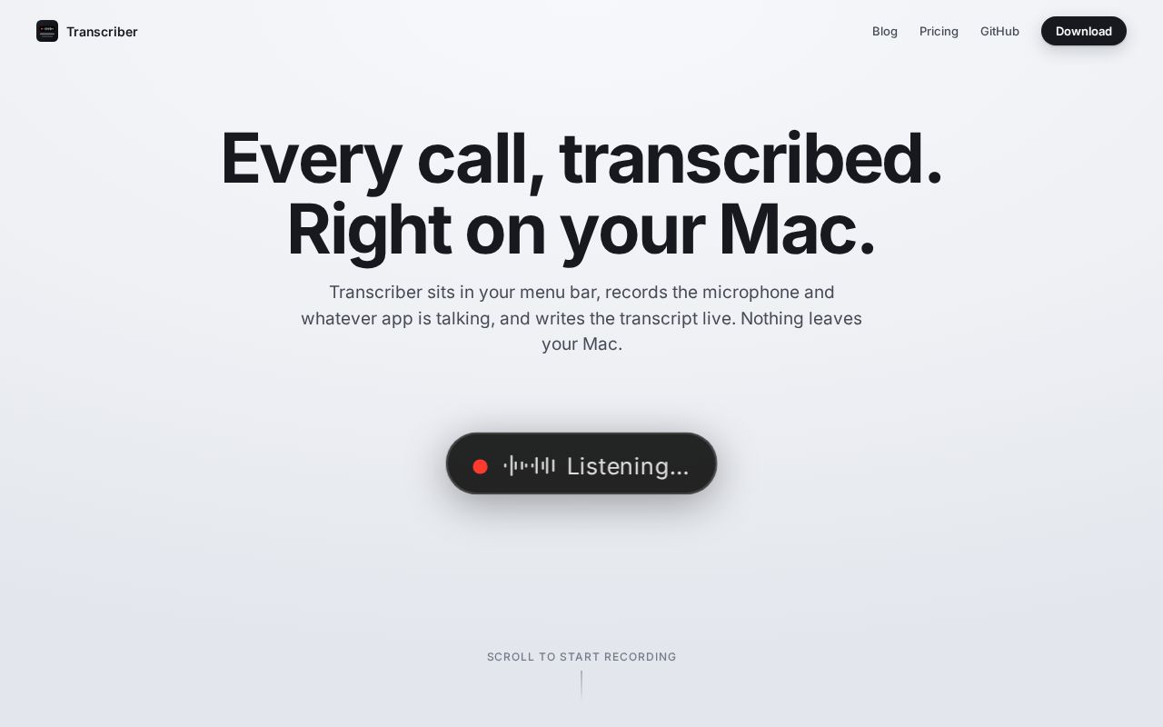 Preview of Transcriber