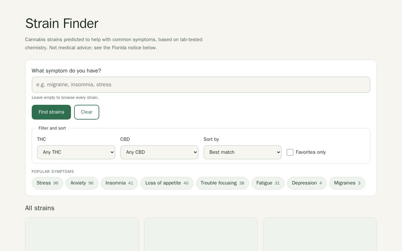 Preview of Strain Finder