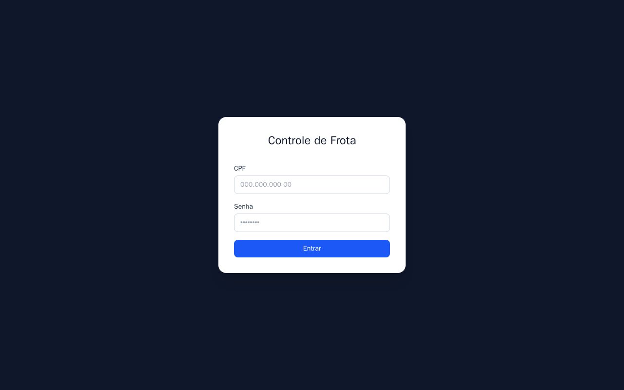 Preview of Controle Frota